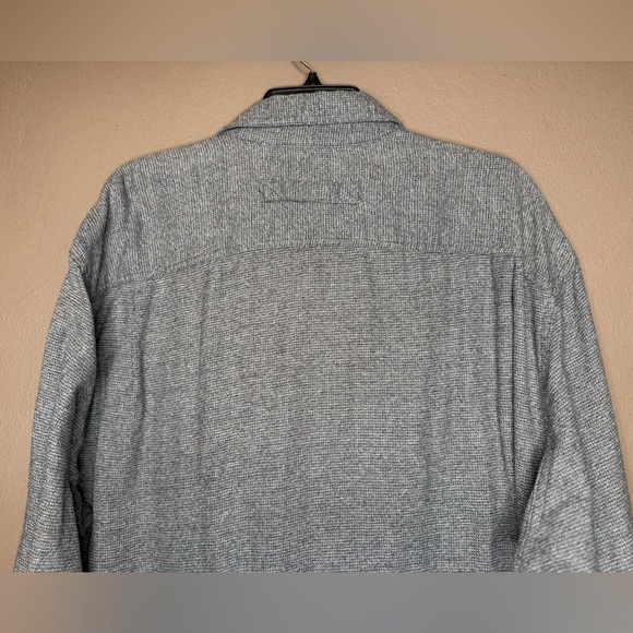 Duluth Trading Co. Kennesaw Relaxed Fit Long Sleeve Shirt in Gray Cotton XL Tall - Picture 11 of 12